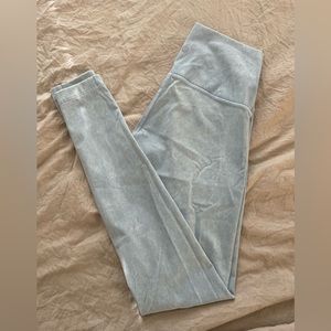 Lululemon acid wash blue align leggings